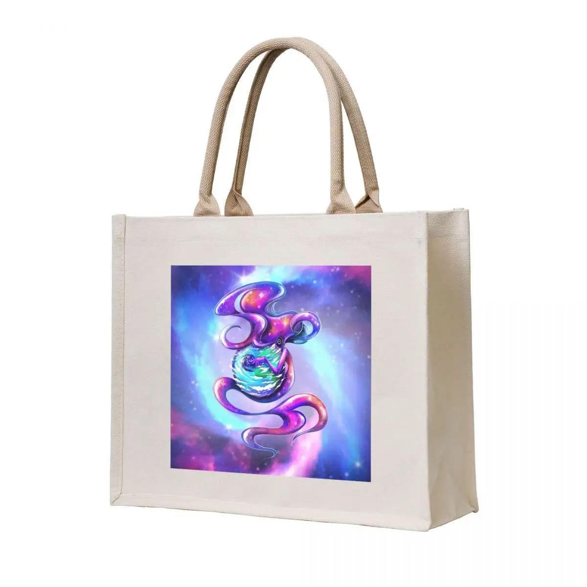 

Giant Galaxy Mermaid Tote Bag large tote bag personalized tote custom fabric bag