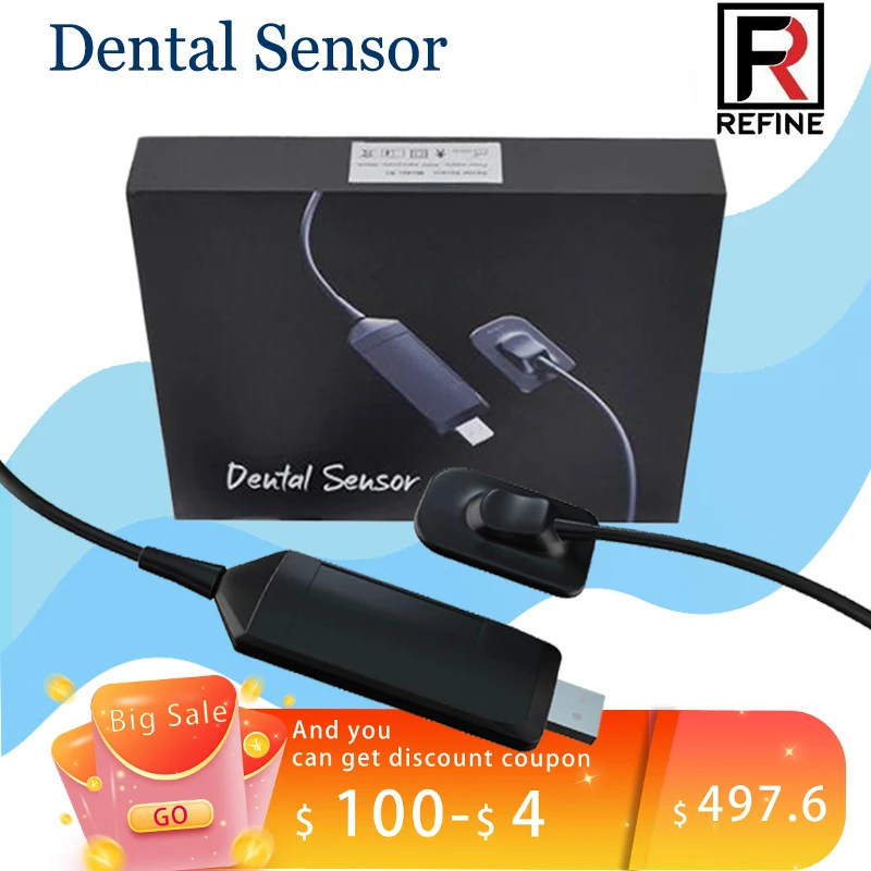 Dental X-ray Sensor REFINE Portable Dental Digital  RVG rx Sensor Radiography Intraoral HD Imaging rayos x Sensor Dentist Clinic