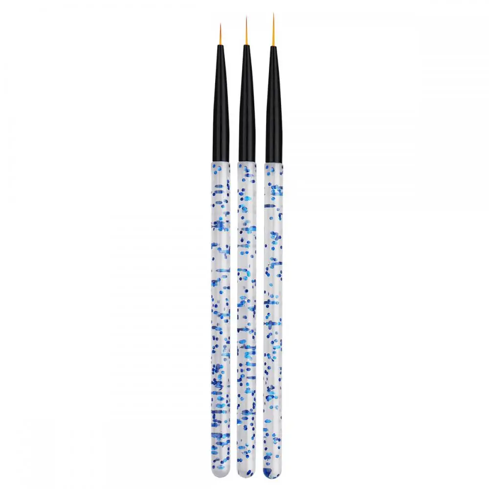 /Set Nail Art Liner Painting Pen Acrylic UV Gel Brushes Drawing Flower Line Grid French Design Manicure Tools