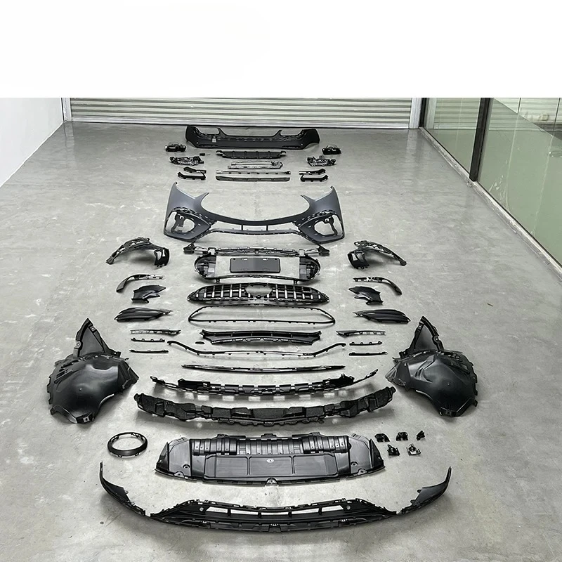 

STLFGLC-class X254 2024+ Upgrade to GLC63 Body Kit for Front Bumper Rear Bumper Grille for X254 Old to New Body Kit