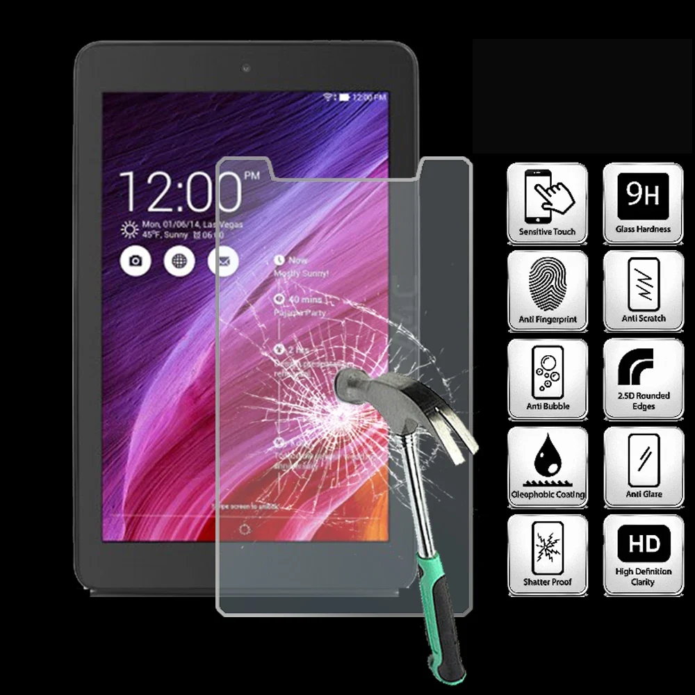 

For Dell Venue 8 3840 - Tablet Tempered Glass Screen Protector Cover Explosion-Proof Anti-Scratch Screen Film