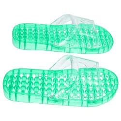 Zapatillas de Pvc antideslizantes para parejas, zapatos a juego, simples para amantes de los pies, masaje ahuecado