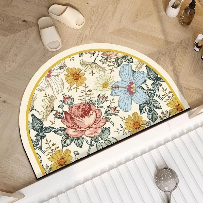 Bathroom floor mat American diatom mud absorbent foot mat Non-slip at the bathroom door
