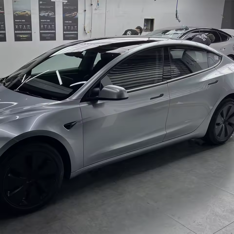 5. 광택 실버 자동..