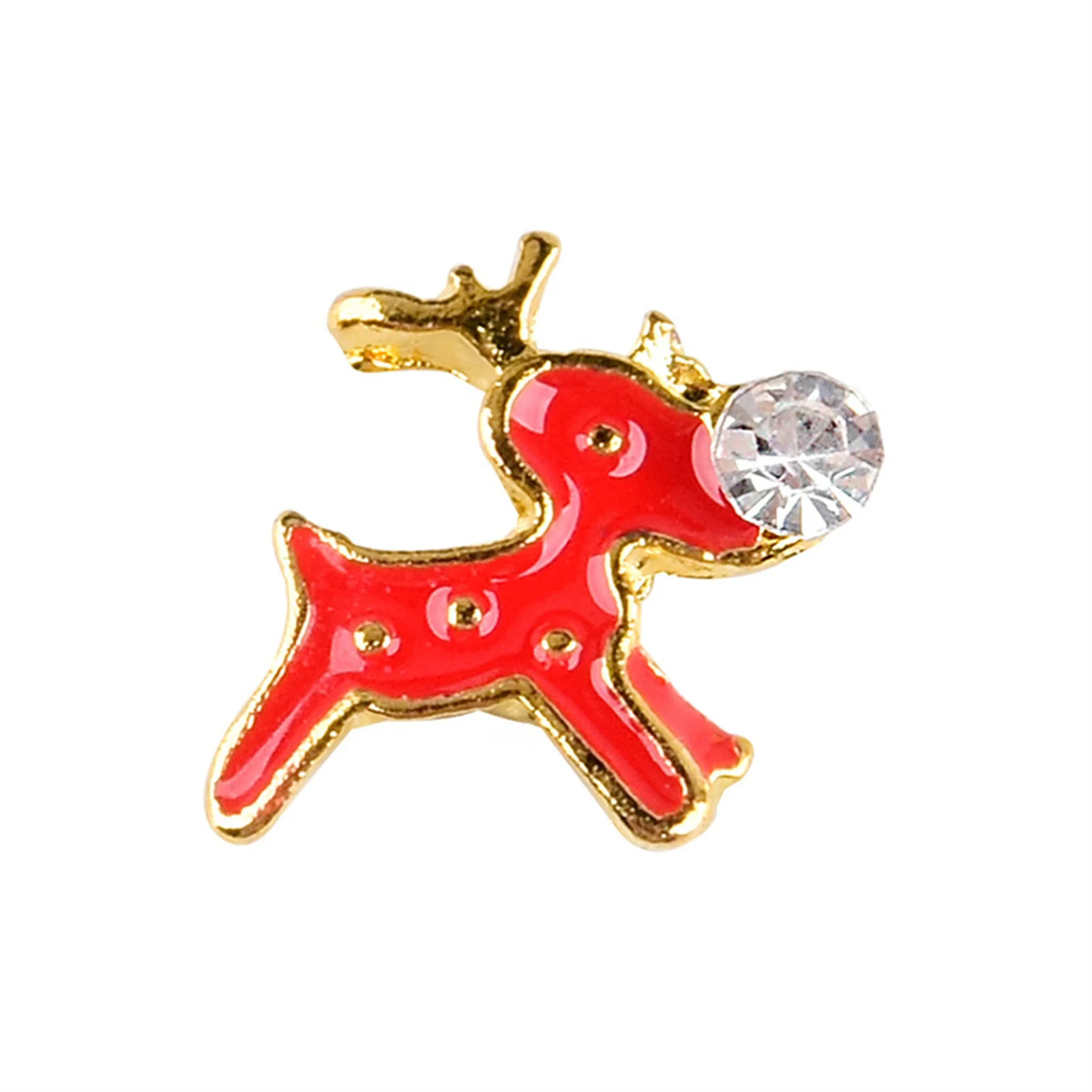 다양한 스타일 사용 가능한 눈송이 벨 골드 테두리 디자인 네일 패치, 엄선된 고품질 소재로 제작