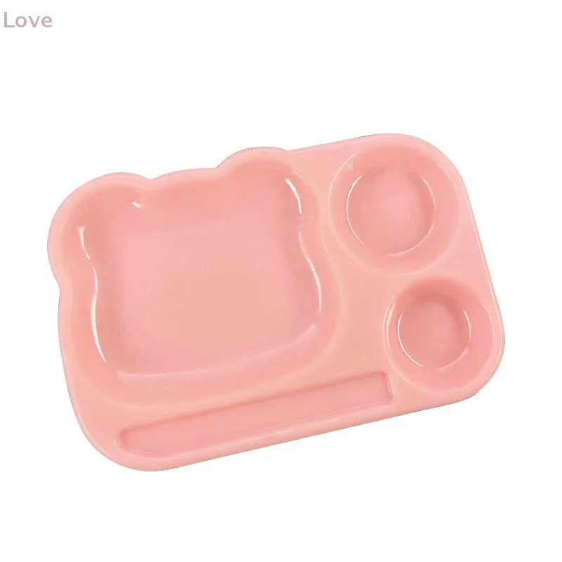 1 قطعة الكرتون مسمار الفن لوحة ألوان البلاستيك جيل للأظافر البولندية اللوحة اللون خلط لوحة صينية مع حامل فرشاة أداة رسم يدوية #5