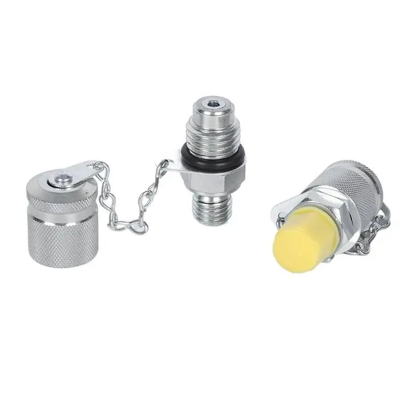 10pcs Pressure Test Adapter PT Series PT-7/3/2/5/6 M10M12M16M14*1.5 G1/4 Hydraulic High Pressure Testing Fittings