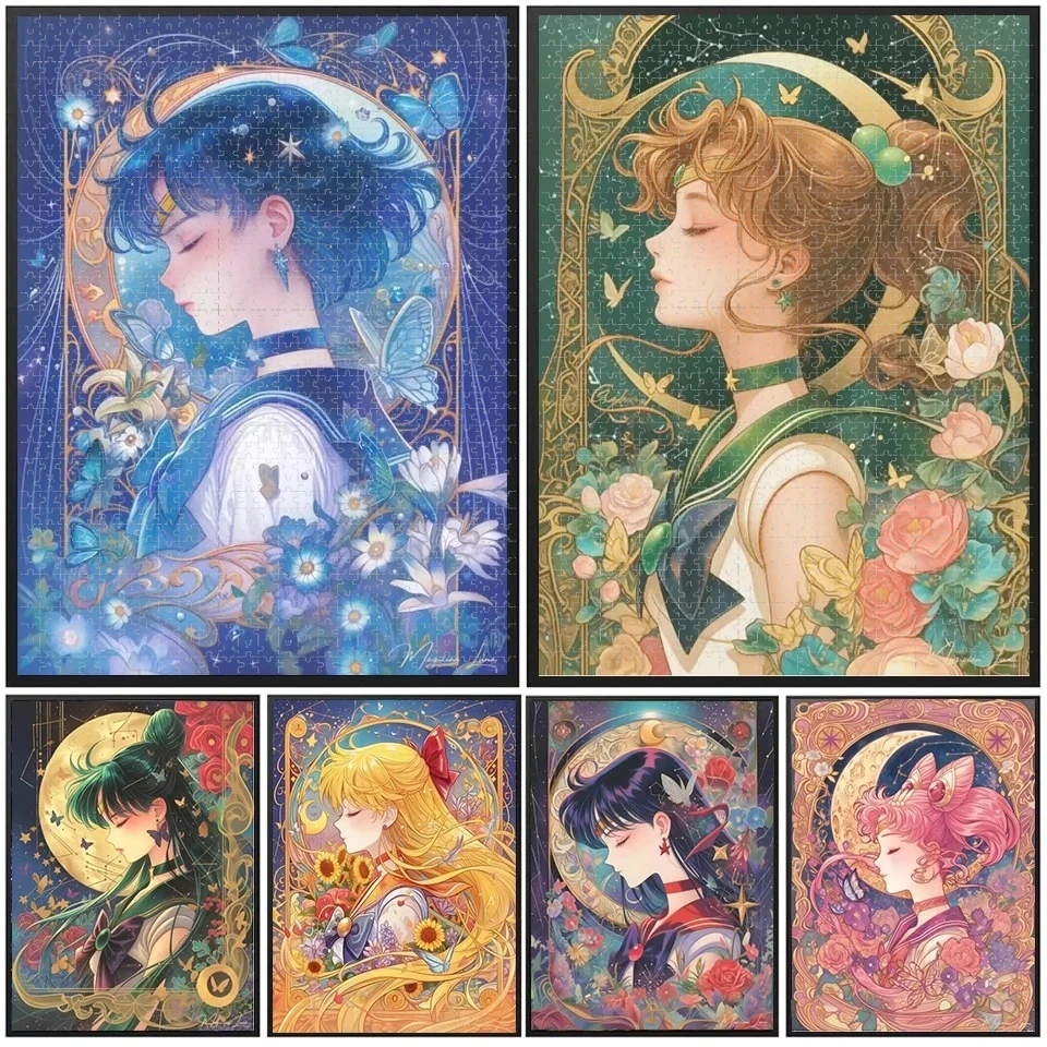 

Пазл для взрослых 500/1000/1200/2000 элементов: Мультяшная девочка и цветы. Развивающая игрушка, праздничный подарок. Идеально для творчества и развлечений своими руками.