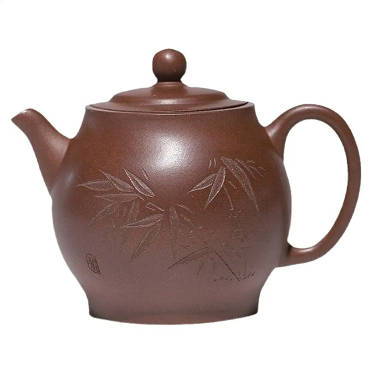 New Coffee Pot Tradition Clay Teapots Famous Hand-Carved Bamboo Tea Pot Raw Ore Mud Kettle Handmade Ceramics Tea Set