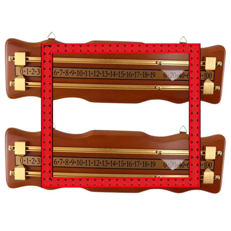 

Premium 2X Billiards Scoreboard Snooker Game Scorer Board Player Calculation Number Tools Billiard Density Board Integrator