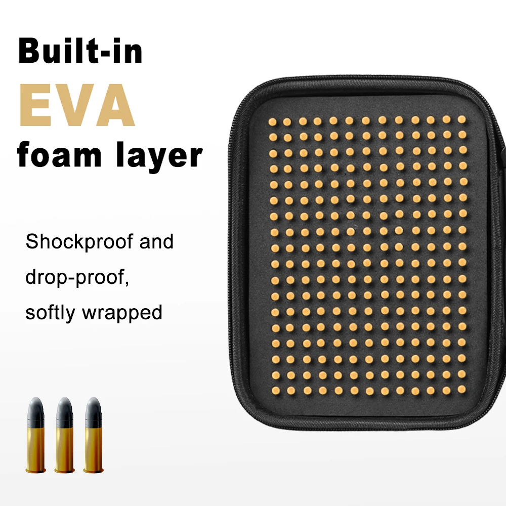 468 Rounds Ammo Box .22LR 9mm Bullet Storage Bag Pistol Rifle Ammunition Pouch Bullet Holder Ammo Organizer for Shooting Hunting view 2