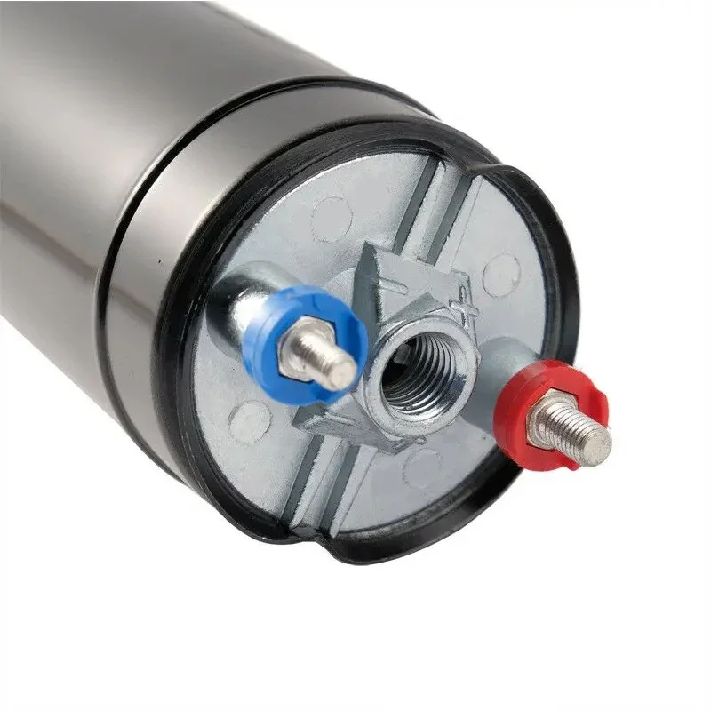 Nueva bomba de combustible EFI 380LH 1000HP + soporte azul/negro/rojo/amarillo/púrpura/plateado compatible con estilo Bosch 044 E85