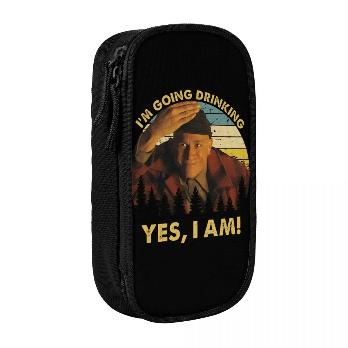 

Charlie Hunnam Ed Gein I'm Going Drinking Yes I Am Pencil Case Pencilcases Pen Kids Large Storage Bag Cosmetic Stationery