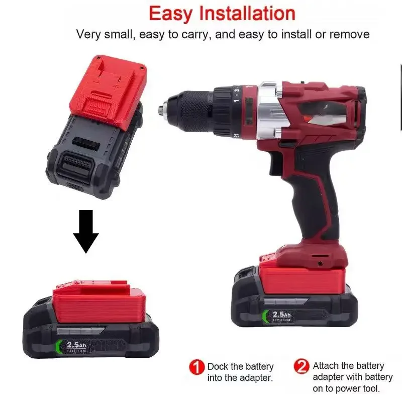 

Converter Adapter For Flex 24V Lithium Batteries Convert To Ozito Einhell 18v Cordless Tool Adapter(without battery and tools)