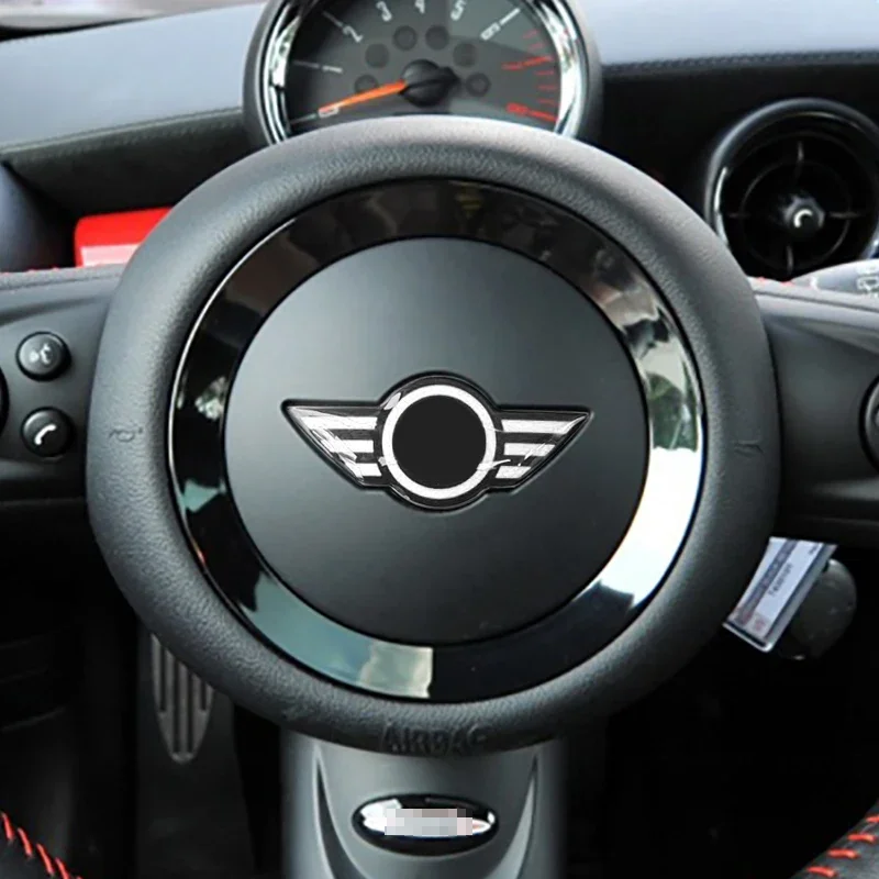 Steering Wheel Adhesive Sticker British Style Decoration For MINI COOPER R55 R56 R57 R58 F55 F54 F56 F57