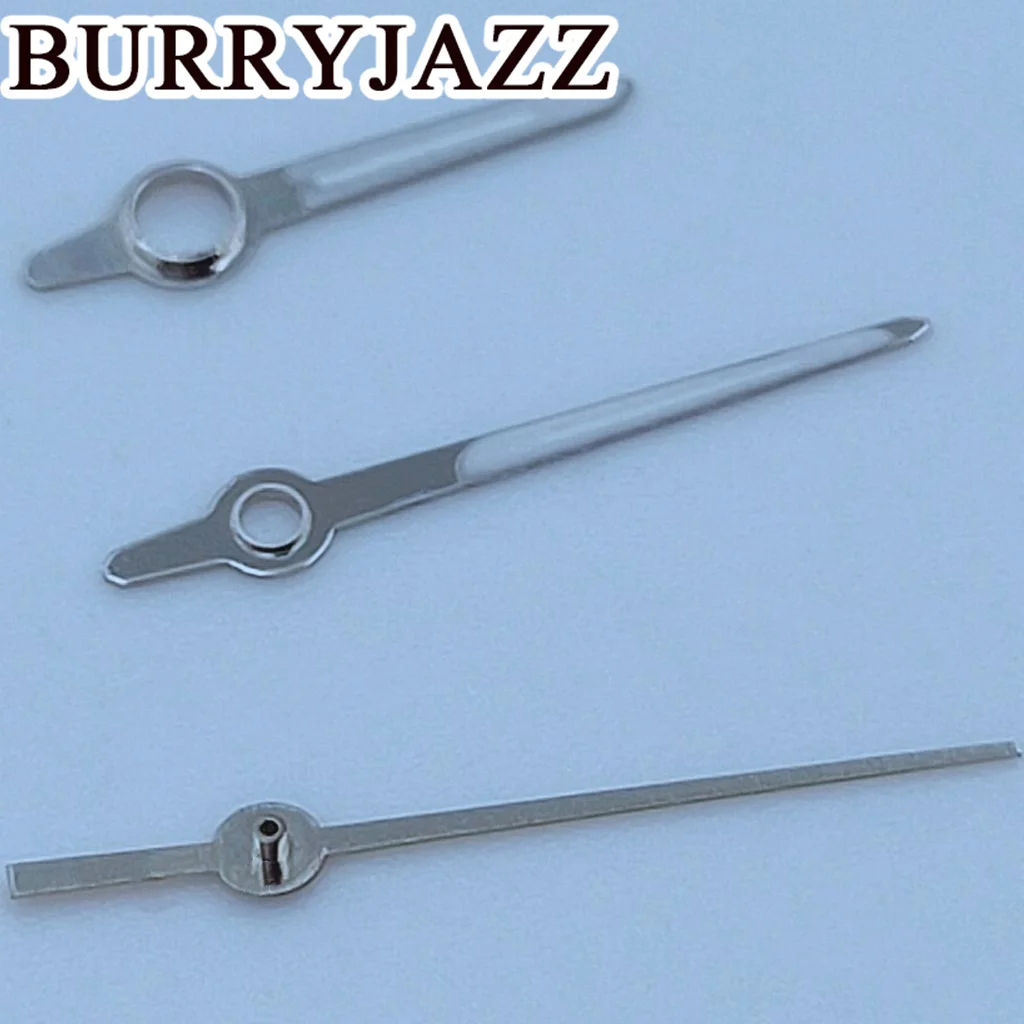 BURRYJAZZ NH35 NH36 NH38 7S26 7S36 4R35 4R36 Watch Hands Silver Gold Hands Green Luminous