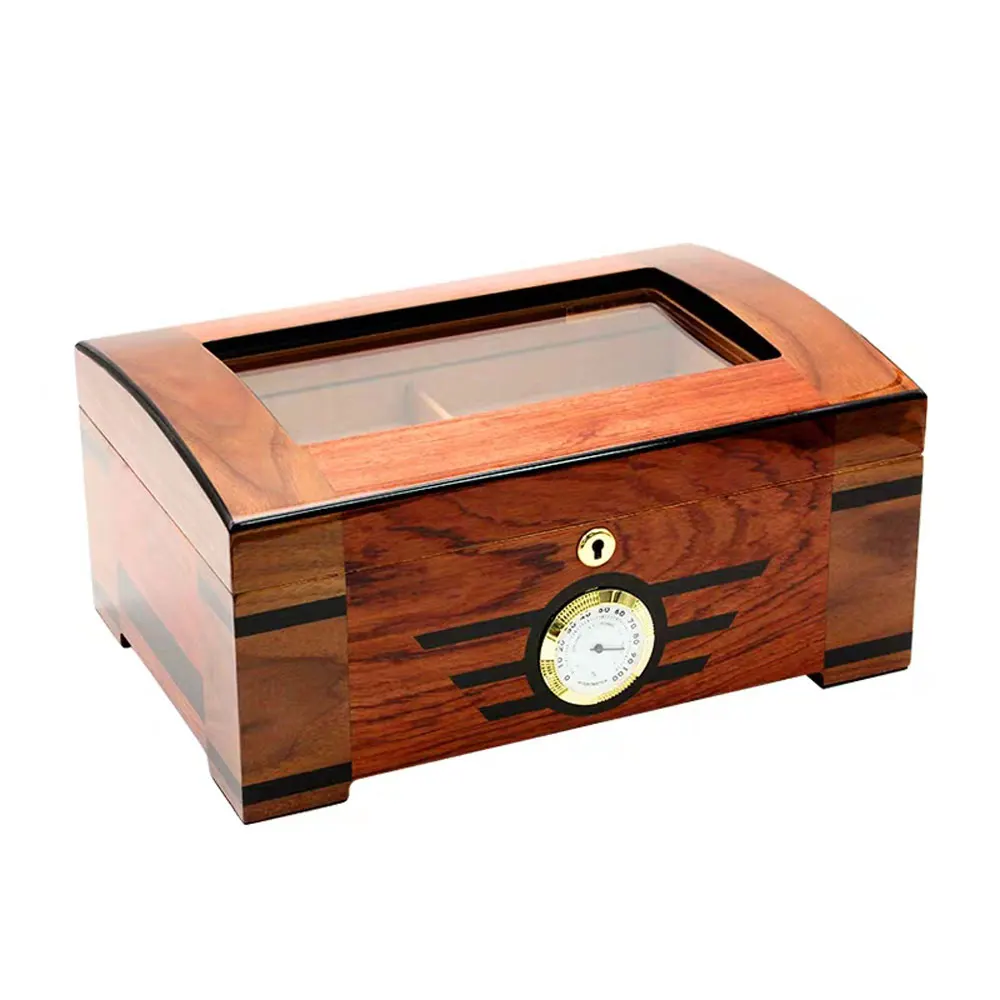 

Cedar Wood Cigar Travel Humidor Box Portable Cigar Case W/ Humidifier Hygrometer Cigar Humidor Sigaren Box For Cigars