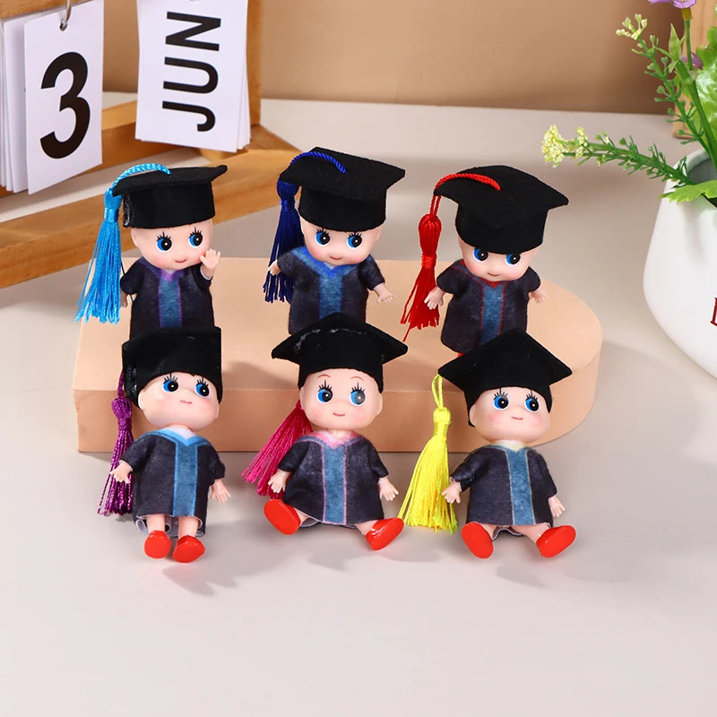 Mini uniforme de célibataire mignon, chapeau de célibataire au beurre, décor à pampilles, ornements de maison de courses, cadeaux de remise des diplômes, ornements de chambre et de bureau, jouet