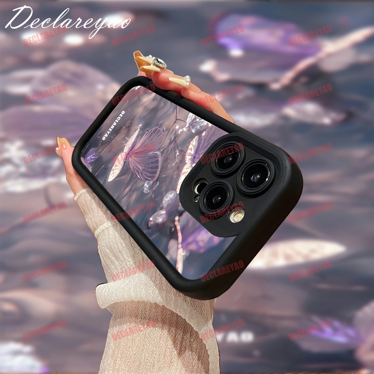 DECLAREYAO 매트 라이트 슬림 TPU 소프트 케이스 레드미 60 K50 K60 13R 노트 10S 스피드 12 14R SE 터보 8 K40S 케이스 커버 충격 방지