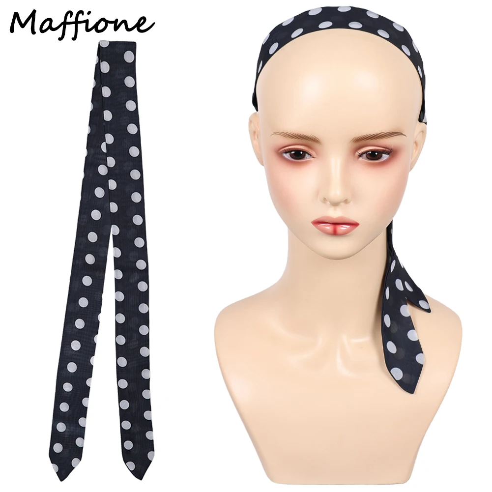 

Susan Storm Cosplay Headband 2025 Movie 4 Pieces Fantastic Disguise Polka Dots Hair Band Costume Accessories Halloween Headgear
