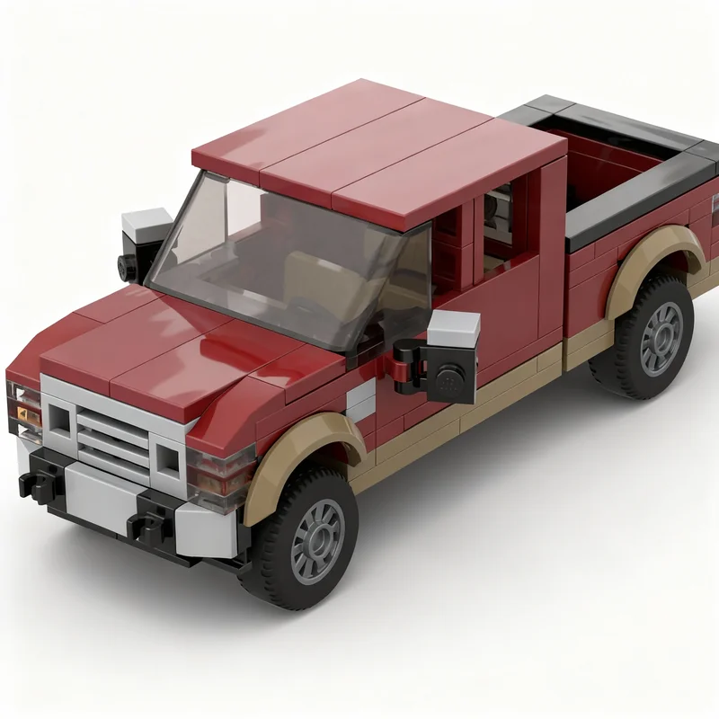 

Набор строительных блоков MOC Ford F-250 (418 деталей) — модель для сборки, конструктор, рождественский подарок, развивающая игрушка, идея для творчества, подарок на день рождения