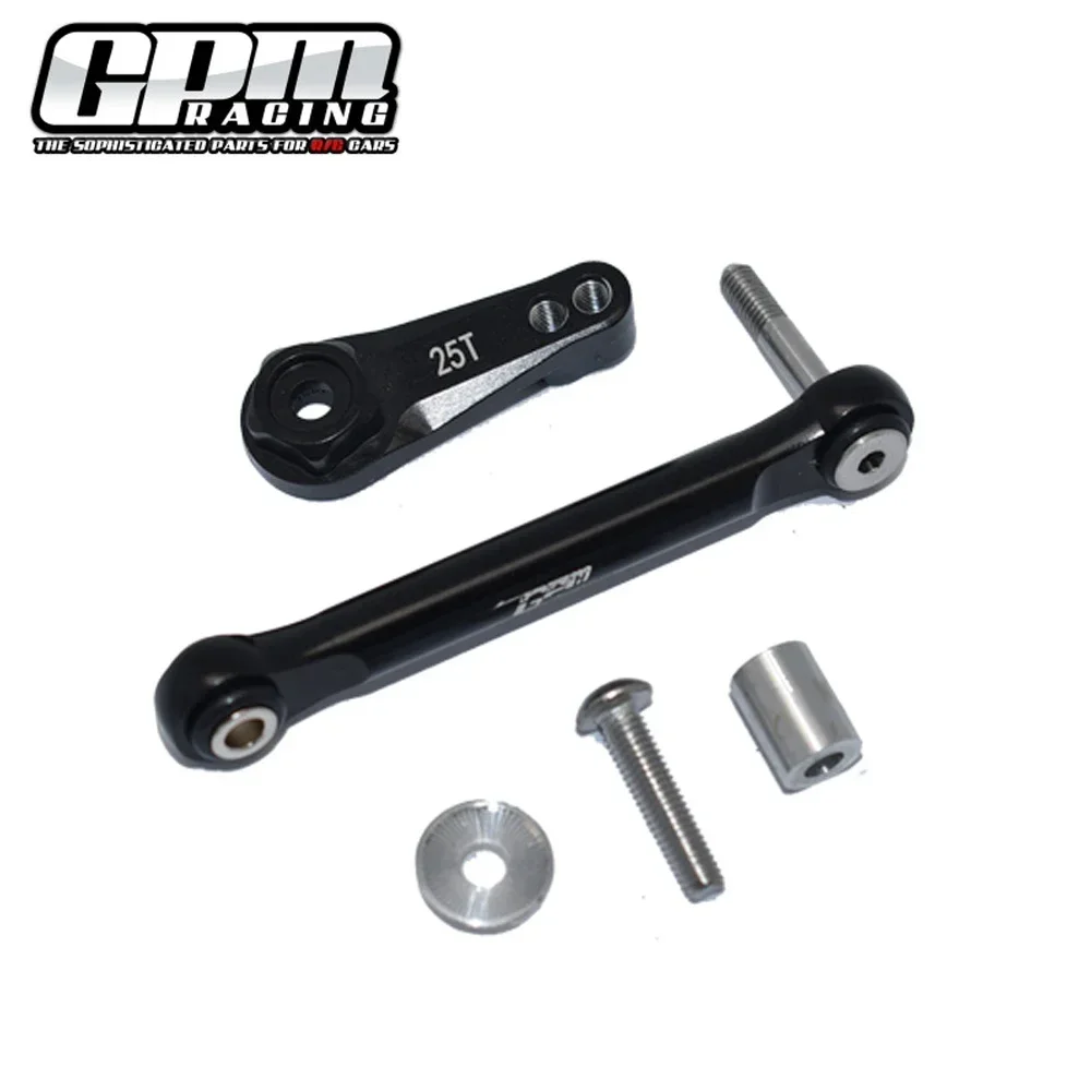 GPM for LOSI 1/10 Lasernut U4 Tenacity DB TT Pro Upgrade Parts Metal 25T Steering Servo Arm Servo Tie Rod LOS231057 LOS231024