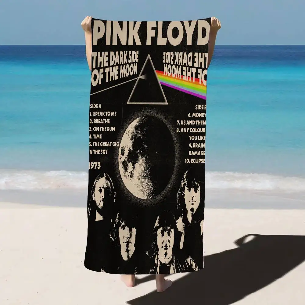 Band P-Pinks F-Floyds Microfiber Blanket Quick Drying Beach Towels Oversized Printing Super Absorbent Pool Towel Blanket