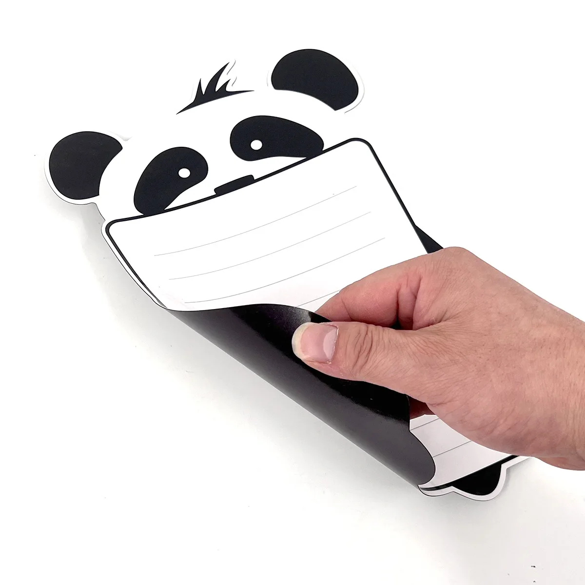 A stationery cartoon panda magnetic refrigerator magnet magnetic soft memo message whiteboard magnet blackboard sticker