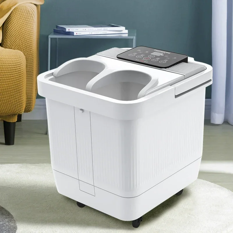 Extended Immersion Foot Tub Smart Temperature Management Thigh-High Kneading Spa Consistent Warmth Pedicure Foot Bath