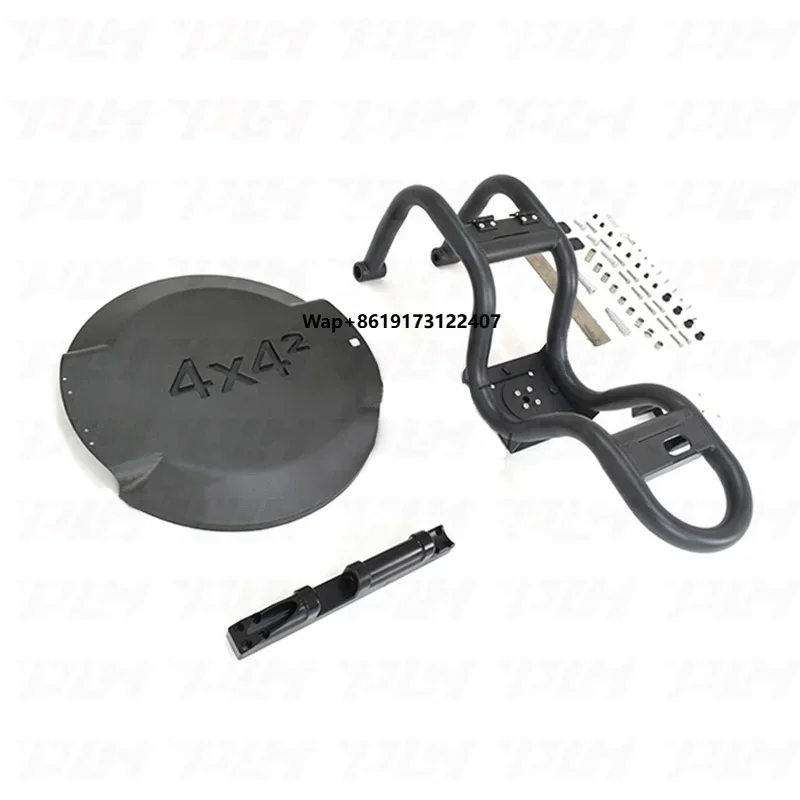 Carbon Fiber W463 4X4 Style Spare Wheel Tire Tyre Cover With Holders for G Class W463 1990~2018y Car Off Road Parts