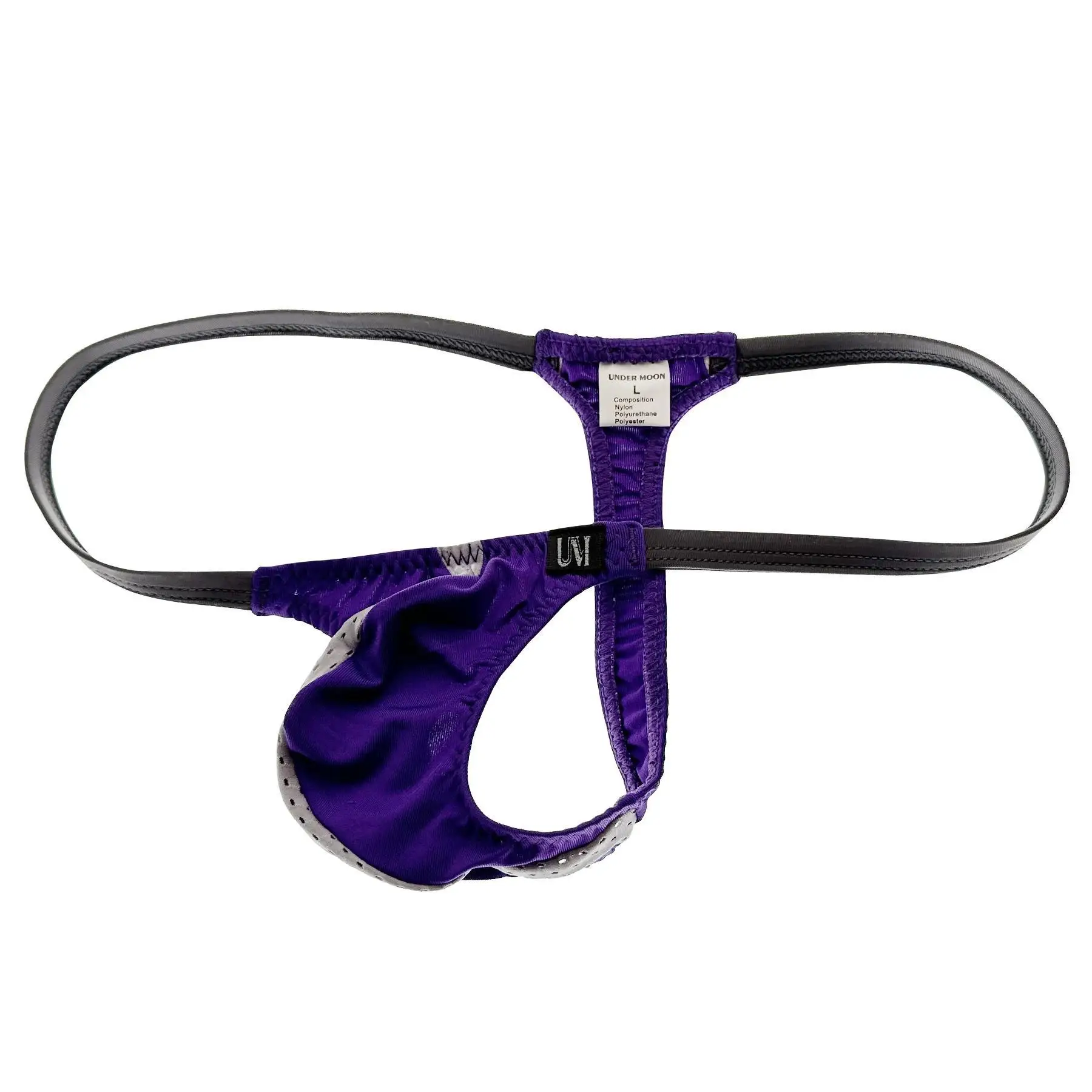 

Men's Colorful Style Patchwork Mesh Breathable Underwear Ultra-thin Sexy Three-dimensional Low-slung Thongs For Men