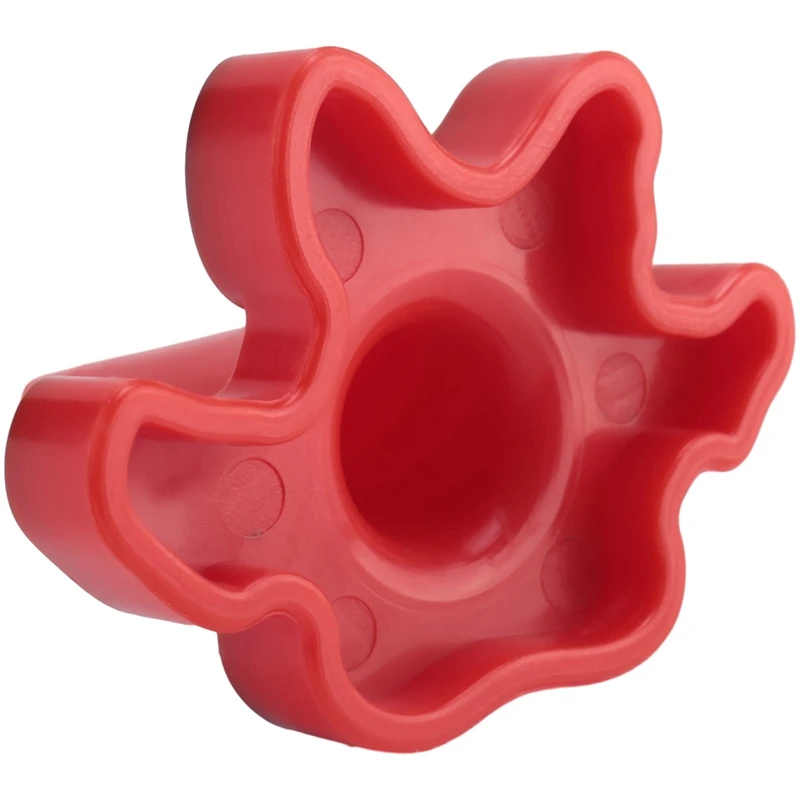 2Piece Dog Toy Holder Stopper Red Topple Dog Toy Compatible With Classic Sizes X-S To XX-L, Only Plastic Paw Plug Included