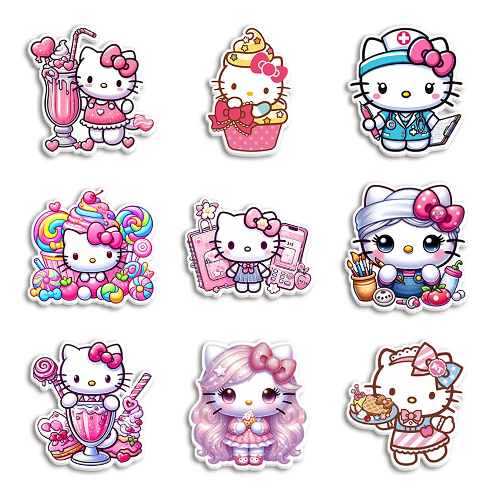 10pcs/lot S Cat Resin Planar Transparent Glitter Acrylic Flatback for Charms DIY Bow Craft Supplies Phone Case Decorations