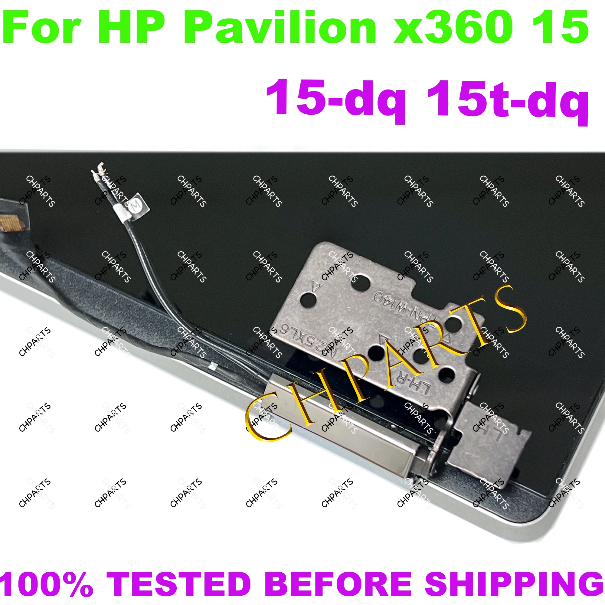 Imagem -04 - Display Lcd Touch Screen Digitalizador Montagem Completa 15.6 Fhd hd Apto para hp Pavilion X360 15-dq 15t dq L51358001 L51357-001