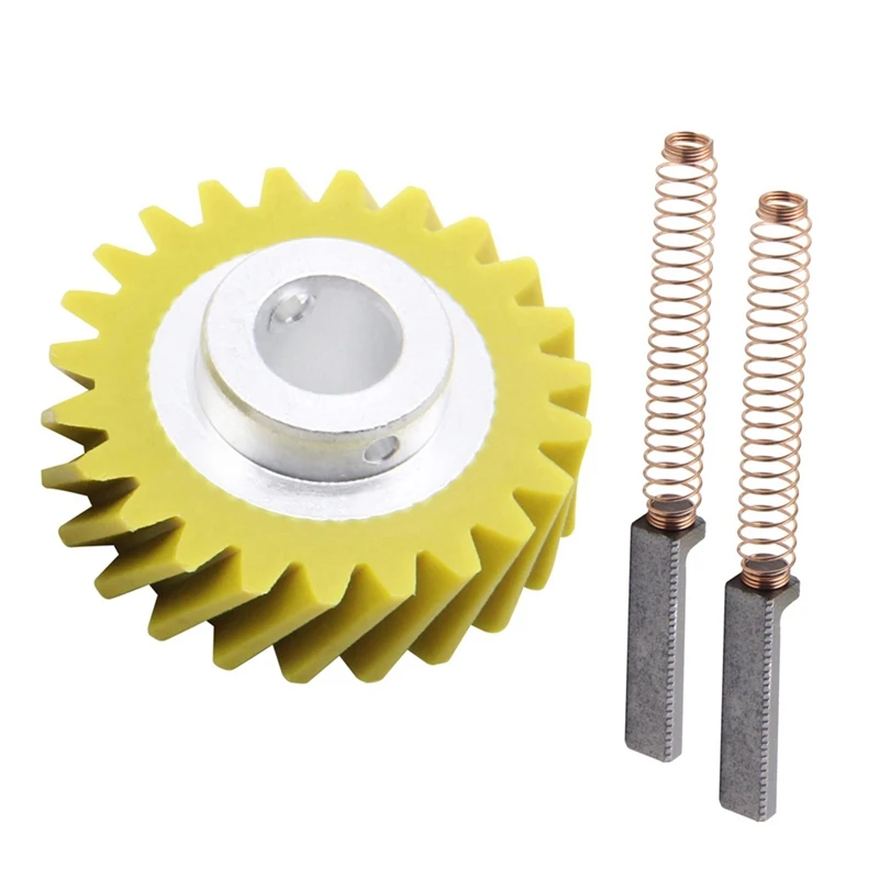 W10112253 Mixer Worm Gear W10380496 Carbon Brushes For Kitchenaid 5K45SS 5K5SS Mixers Replace Parts 4162897