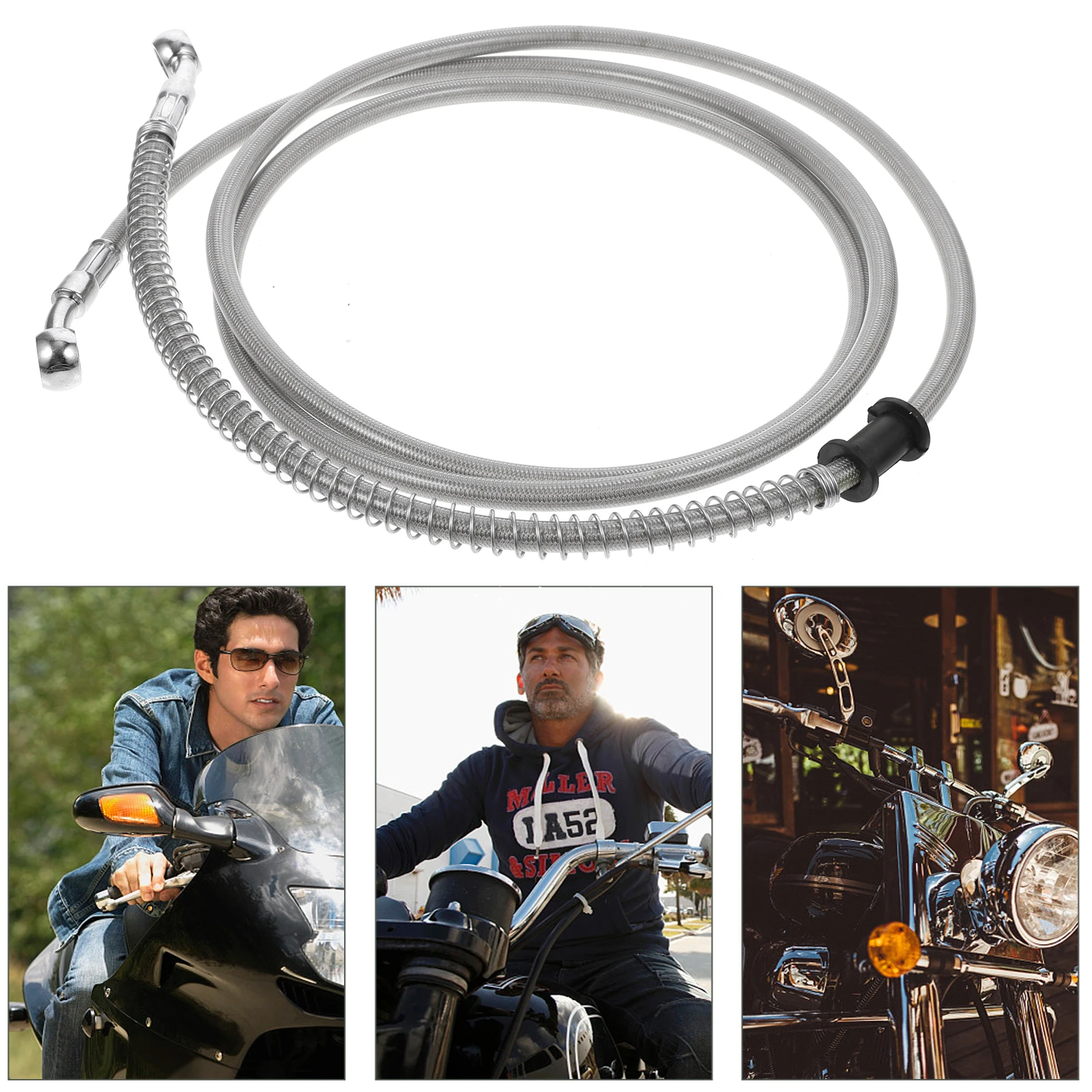 

Easy Install Motorcycle Brake Oil Pipe High Stability Hydraulic Hose Replacement
