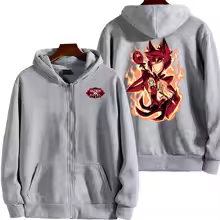 Hazbin Hotel Double Sided Zip Hoodie | Gift | Cartoon