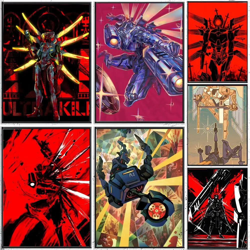 game shooter U‑ULTRAKILL Poster Modern Indoor Wall Decor & Aesthetic Home Space Design