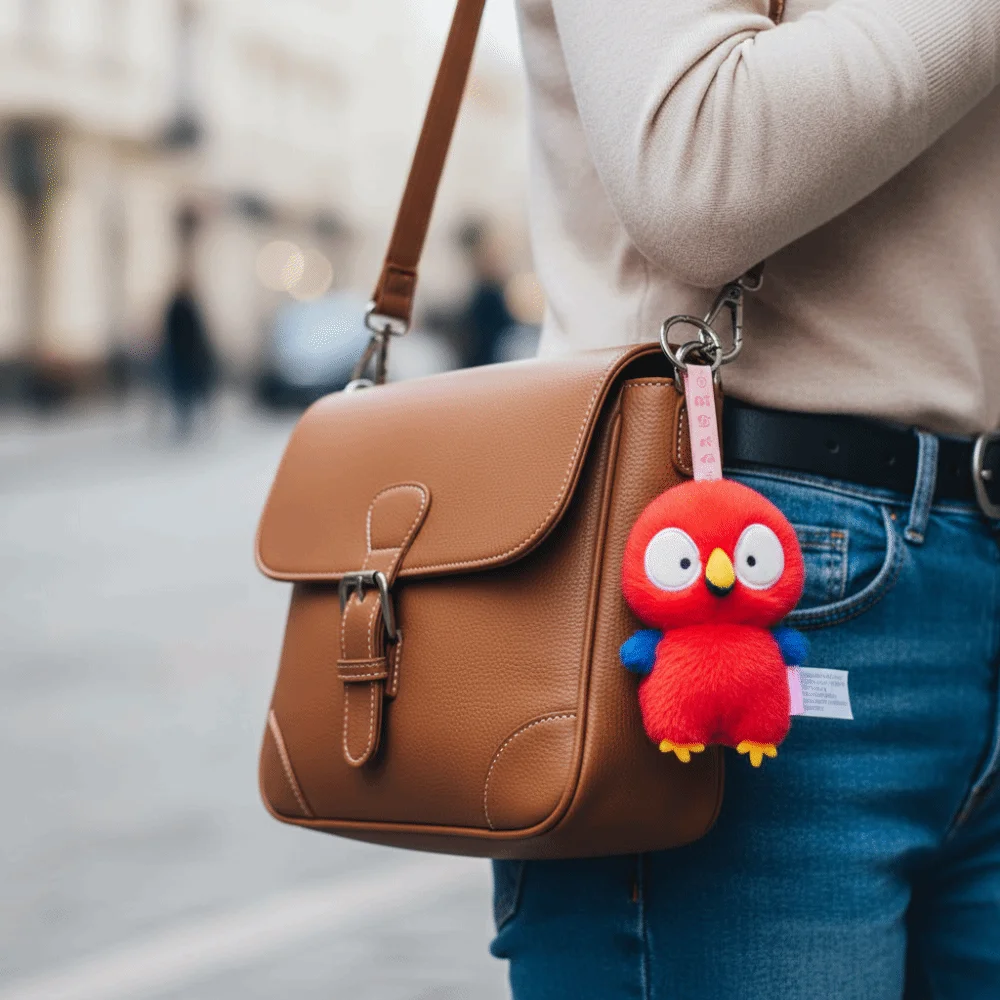 The Unyielding Chicks Series Owl Keychain Mallard Adorable Chickens Keychain Mini Lightweight Macaw Pendant Birthday Gift