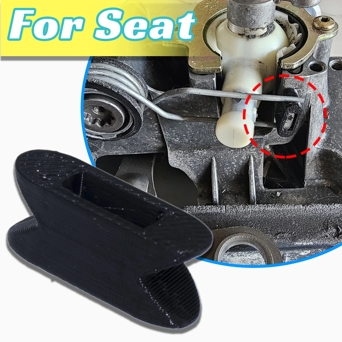 Upgrade Gear Lever Spring Bearing Bushing for Seat Ibiza Altea Linkage Repair Selector Shifting Replace Parts Manual Trans Car