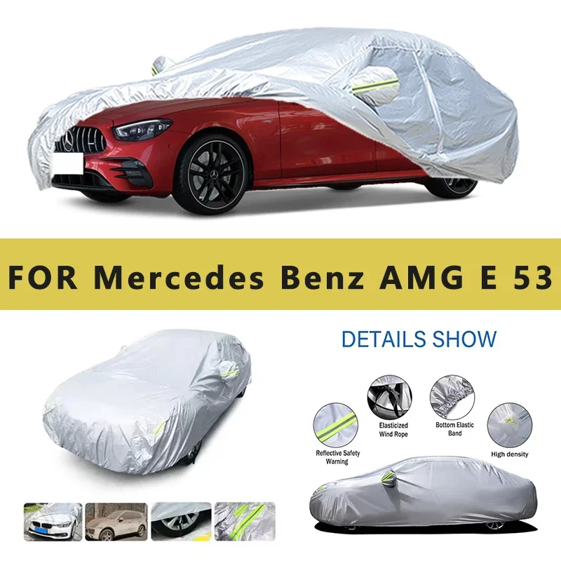 

For Mercedes Benz AMG E 53 4MATIC W214 Car Cover Outdoor Protection Covers Snow Sunshade Waterproof Dustproof CarAccessories