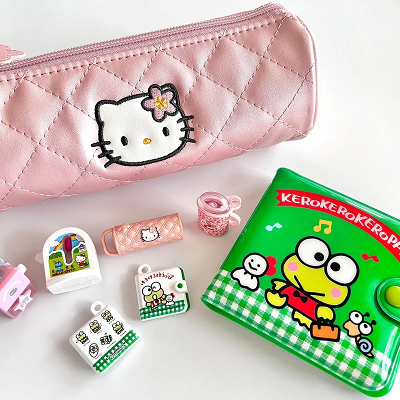 

Bandai Gashapon Sanrio Hello Kitty & Friends, мини-фигурка, брелок-шпилька, подвеска в стиле ретро Kawaii Series 2, модная слепая коробка, игрушки, милые подарки
