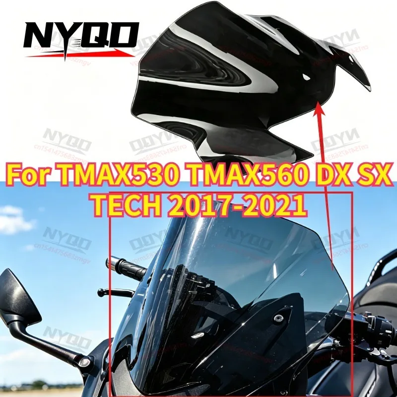 

Fit For TMAX530 TMAX560 DX SX TECH 2017-2021 Motorcycle Windscreen Wind Deflector Scooter Replacement Accessories