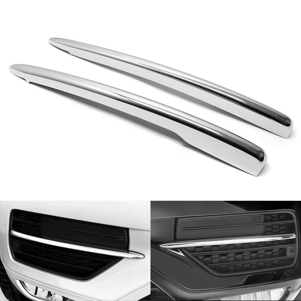 Car Front Bumper Fog Light Eyelid Molding Cover Strip Trim for XC90 2016-2020 Car Accessories