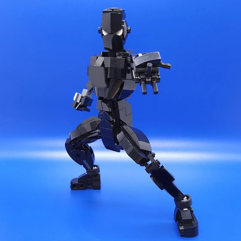 413 Uds. MOC Spider Manned Symbiote traje superhéroes marmoleado modelo de construcción regalos de navidad juguetes bloques arquitectura Idea