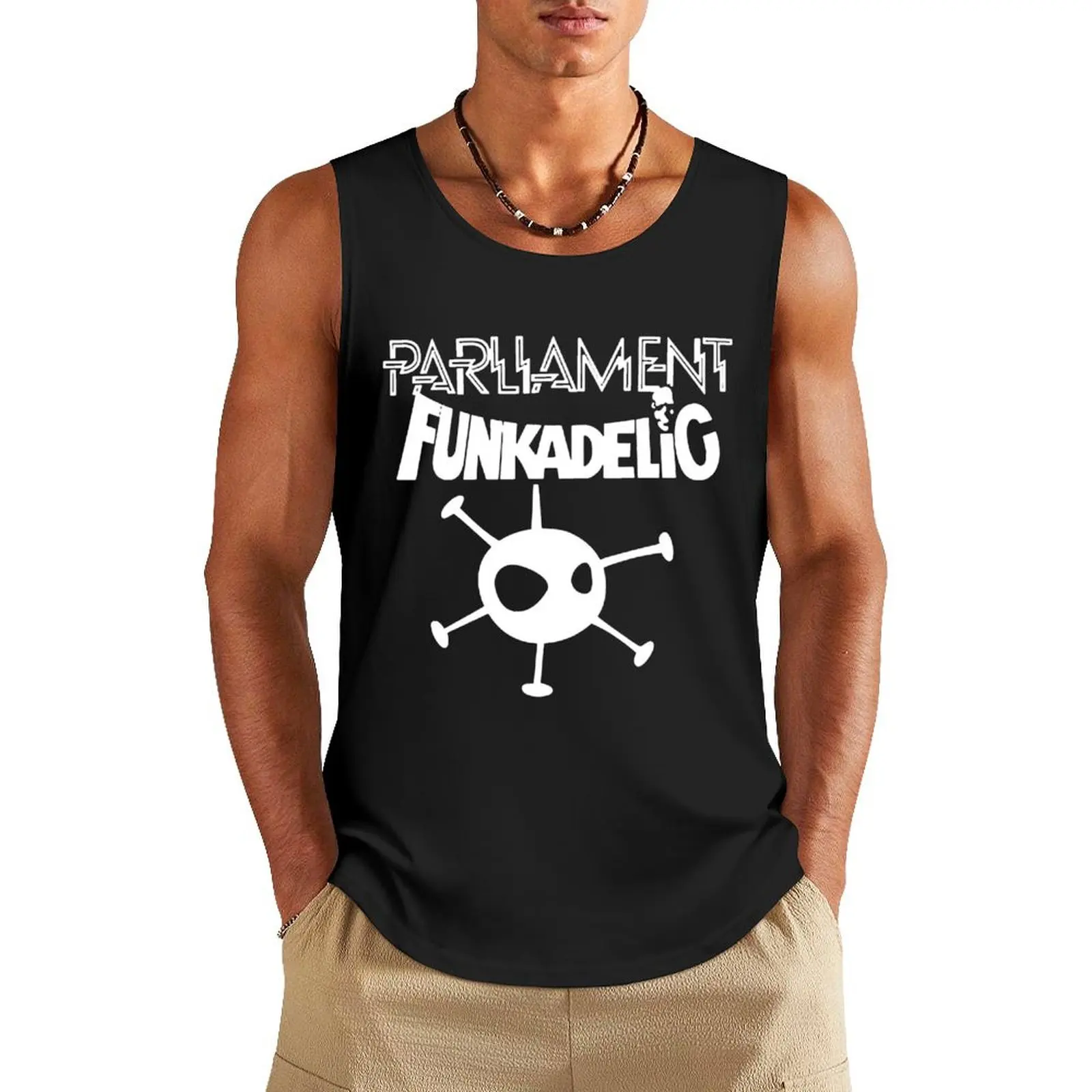 

Funkadelic - Parliament Tank Top Gym t-shirt man Vest for boy