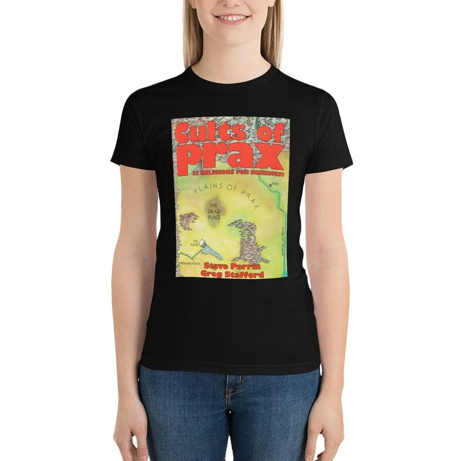 

Cults of Prax - William Church cover T-Shirt funny graphics western t-shirt dress for Women