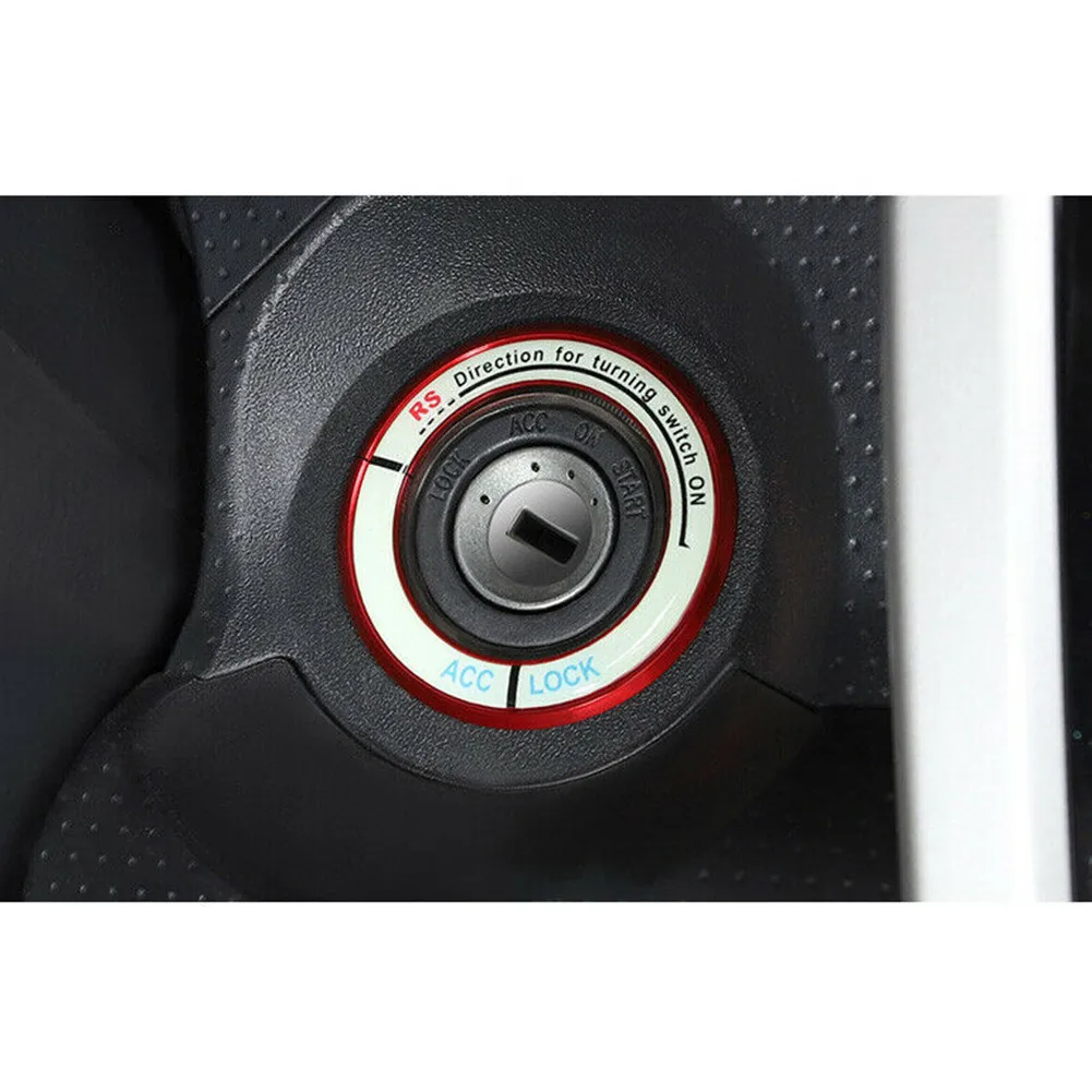 

1pc Button Ignition Switch Cover Aluminum Alloy For Toyota FJ Cruiser 2007-2014 100% Brand New Accessories Decorate