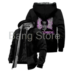 Kit Connor Zipper Jacket Unisex Long Sleeve Thickened Winter Parka Streetwear Coat