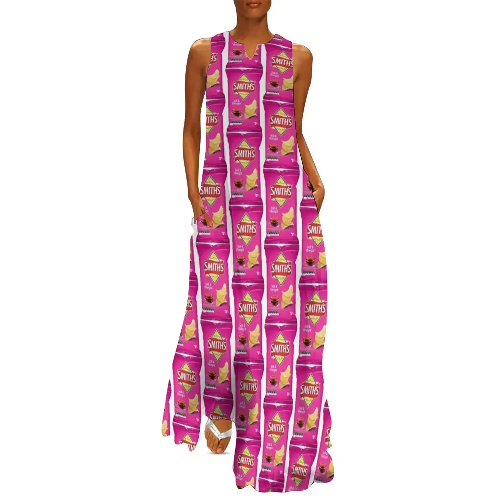 

Smiths Chips - Salt and Vinegar Long Dress evening dresses luxury 2025 dress korean style women dresses Dress